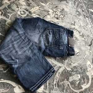 NAME YOUR PRICE - Miss Me distressed bf capris